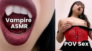 Vampire Date Bites, Uses, and Drains You -ASMR POV Sex